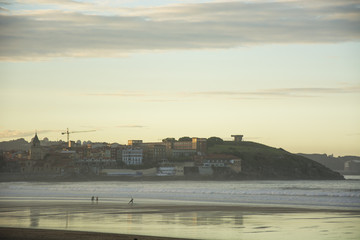 Fototapeta premium Landscape with fog