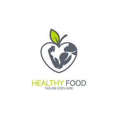 Healthy Food Logo.  - 178701385