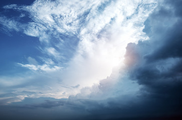 Obraz premium Hurricane sky storm weather