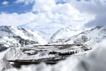 winter landscape space 