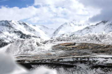 winter landscape space 