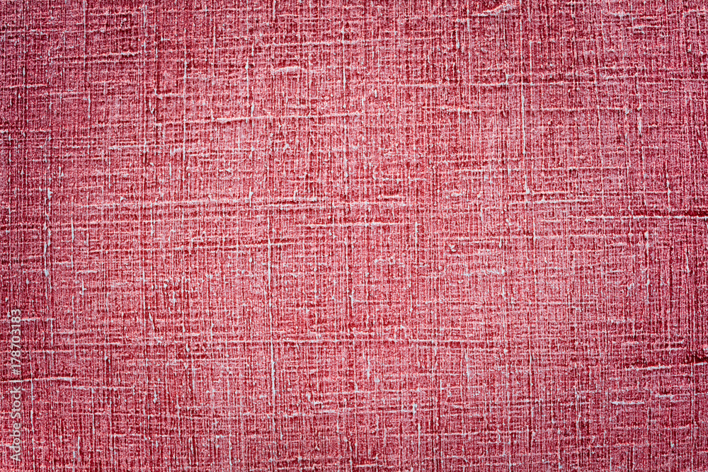 Poster red linen texture background