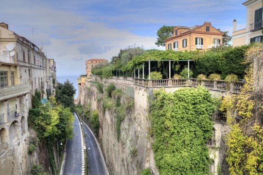 View from Piazza Tasso, Sorrento. 