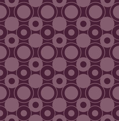 Geometric seamless pattern with circles. Trendy colours