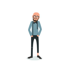 Exhausted and completely wiped out cartoon guy in casual clothes, gesturing. Vector illustration. Modern flat design.