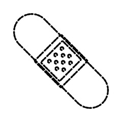 Medical bandage symbol icon vector illustration graphic design
