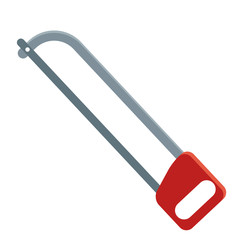 Hacksaw construction tool icon vector illustration graphic design
