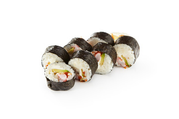 Menu of restaurant on white