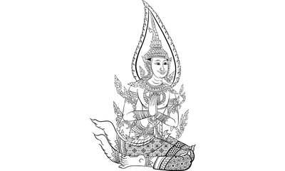 Thai traditional painting