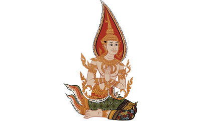 Thai traditional painting
