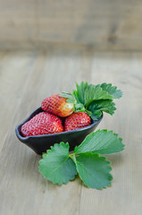 fresh strawberry fruits