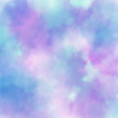 Abstract colorful watercolor for background,digital painting hand drawn