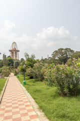 Anna Nagar Tower Park,known as Dr. Visveswaraya Tower, is a park within city. It has the biggest outdoor garden in Chennai and was built in 1968.