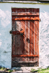 old wooden door