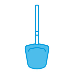 Shovel construction tool icon vector illustration graphic design