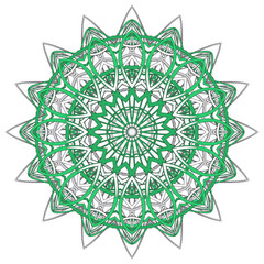 Arabic Colorful Mandala. Ethnic tribal ornaments
