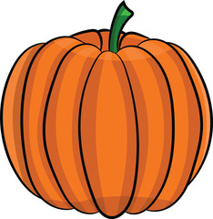 Векторное изображение тыква