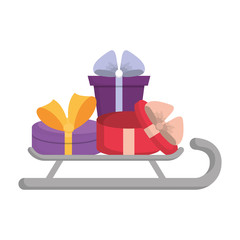 gift boxes icon over white background vector illustratio