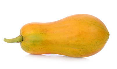 Papaya isolated on white backgroound.