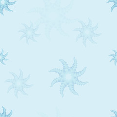 Obraz na płótnie Canvas background of blue stars with curved rays