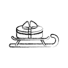 gift box icon over white background vector illustratio