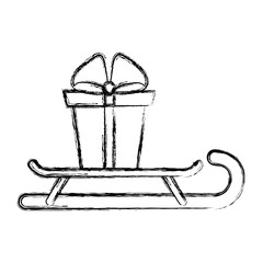 gift box icon over white background vector illustratio