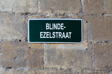 Street name in Belgium