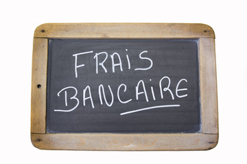 Obraz premium ardoise frais bancaire