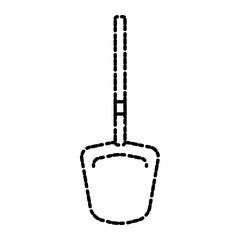 Shovel construction tool icon vector illustration graphic design