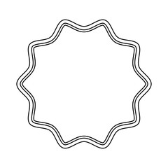 seal stamp icon over white background vector illustration