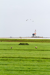 lighthouse on a cloudy day
