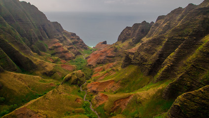 Fototapeta na wymiar Hawaiian Landscape