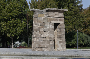 Templo de Debod, edificio del antiguo Egipto localizado actualmente en Madrid