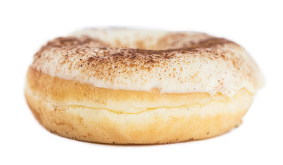 Fresh made Donuts on white background