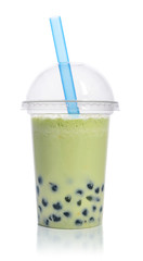 Green fruit Bubble Tea