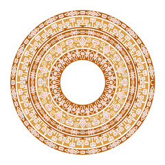Retro ornament of ancient civilization