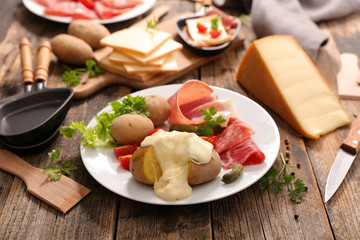 traditional raclette cheese