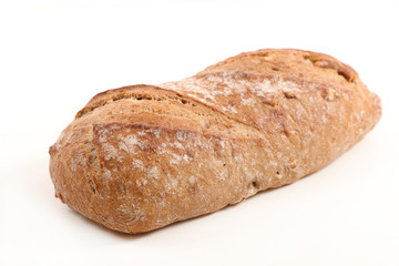bread isolated on white background