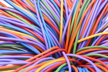 Colored wire and cable