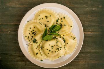 Italian Style Cappelletti With Parma Ham Ravioli Pasta