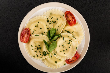 Italian Style Cappelletti With Parma Ham Ravioli Pasta