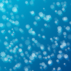 Fototapeta na wymiar Abstract background Christmas style. Pattern with snowflakes.