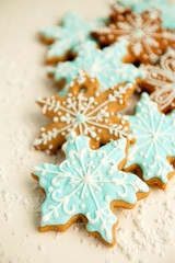 Christmas gingerbread cookies 