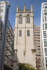 Tower of the Church of St. Alban in London