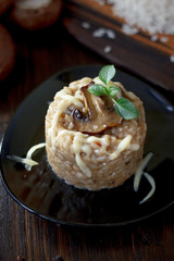 Italian mushroom risotto
