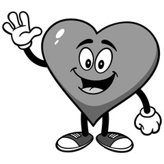 Heart Waving Illustration
