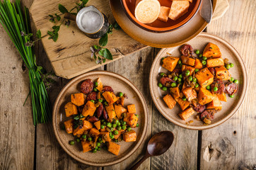Sweet potato pan vegetable