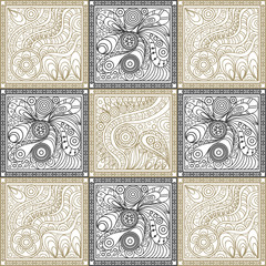 Graphic texture with openwork pattern 2