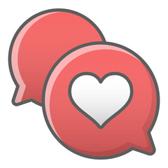 Communication, chat  , wedding icon