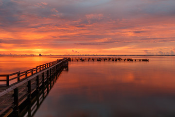 Sunrise at Merritt Island, Florida